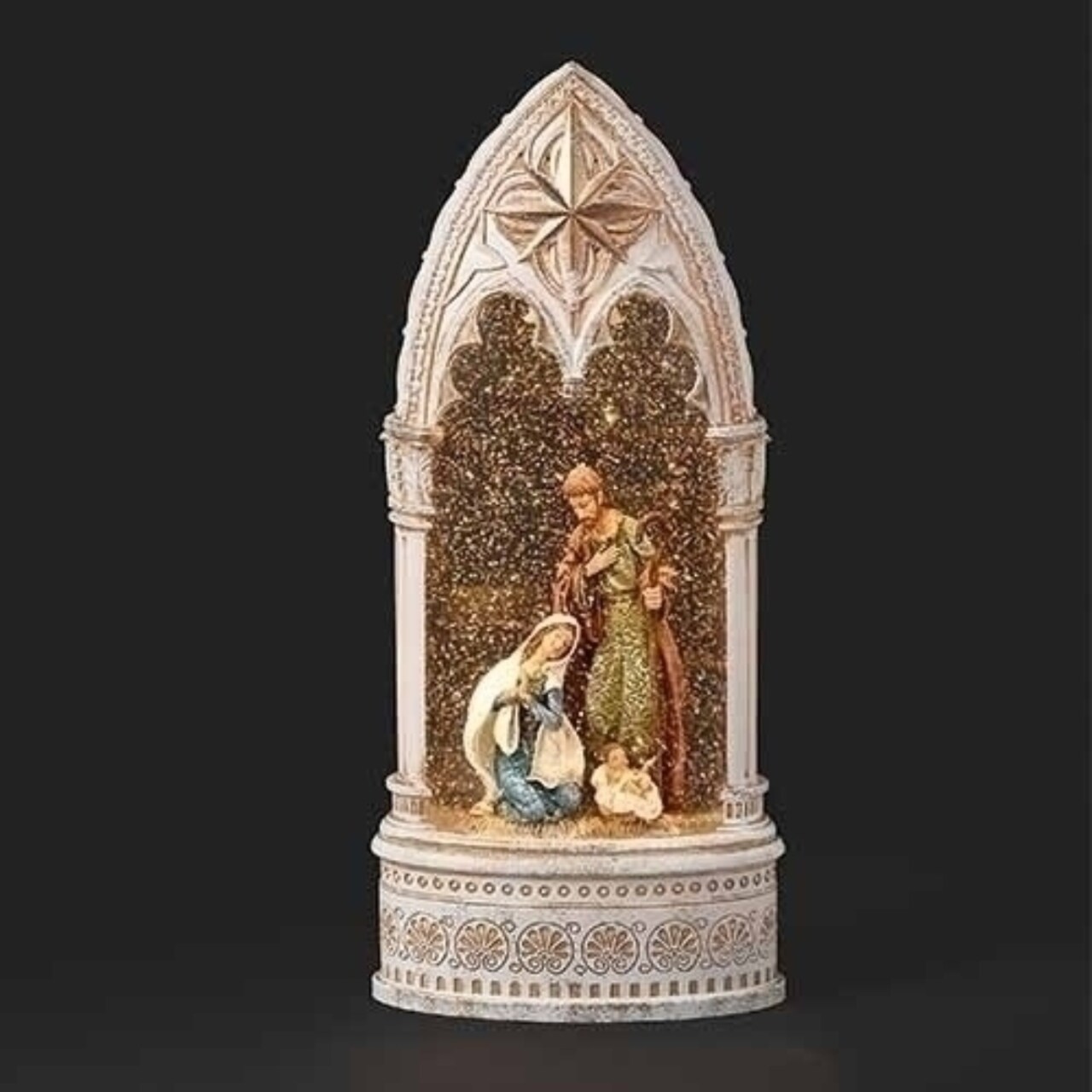 Roman 12" LED Lighted Holy Family Christmas Nativity Figurine